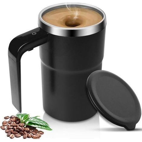 Tazza frullatore automatica da 380 ml: automatica, con coperchio, lavabile tramite USB, tazza frullatore elettrica per caffè (1/4)