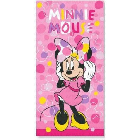 Serviette de plage - Minnie Portant Des Talons Jaunes - 70x140 cm (1/3)