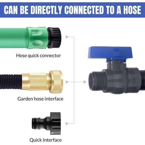 Robinet Pour Baril De Pluie - Filetage 3/4 Pouces - Compatible Barils En Plastique Et Métal - Ensemble De 2 Pièces (1/5)