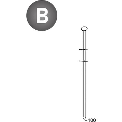 3 600 Pointes Lisses 16° (Coil) - 3.4x100 mm - D-Work