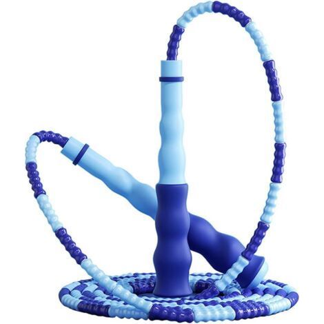 Corde à sauter - 1 corde à sauter en TPU de haute qualité et réglable avec poignée antidérapante pour hommes et femmes, fitness, entraînement de vitesse (2,8 m) (1/5)