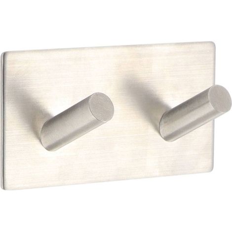 Doppelter kleiderhaken edelstahl 3m - chrom - Tendance
