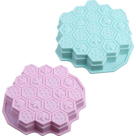 Moule à gâteau à Dessert en forme de nid d'abeille, pour bricolage de biscuits, Fondants au chocolat (1/4)