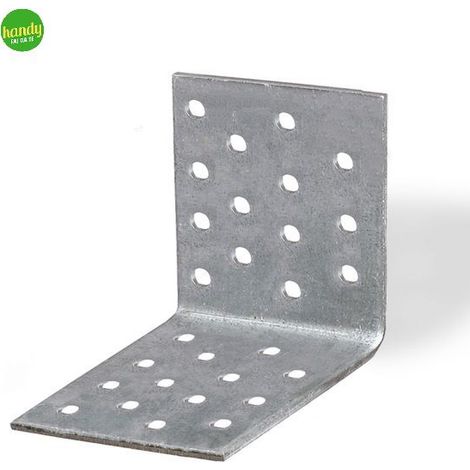 Giunto ad angolo forato 80 x 80 x 60 mm. (1/2)