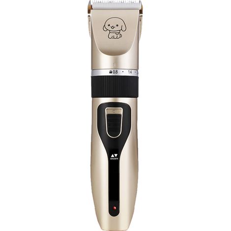 Tondeuse de toilettage professionnelle pour animaux de compagnie, silencieuse et rechargeable par USB, kit de toilettage électrique pour chats aux poils longs et emmêlés. (1/5)