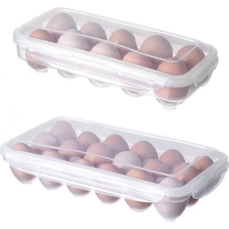Boîte de rangement pour œufs au réfrigérateur (1/4)