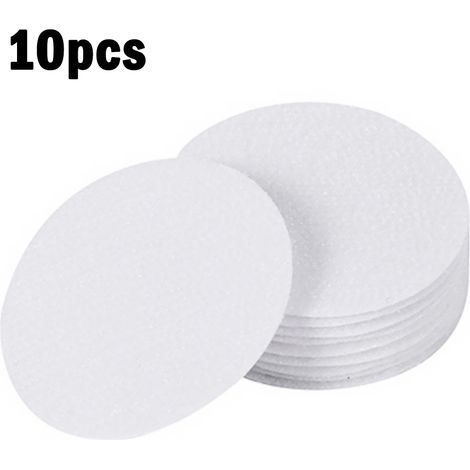 Tapis Anti-dérapant - Disque Adhésif Pour Tapis - Fixation Pour Tapis Et Moquettes - Diamètre 5 cm - Blanc - 10 Pièces (1/5)