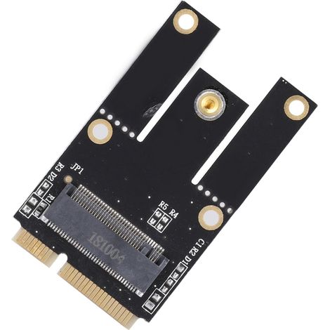 Adaptateur M.2 NGFF vers Mini PCI-E pour ordinateur portable : convertisseur de carte réseau sans fil WiFi et Bluetooth (1/5)