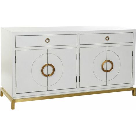 Buffet - DKD HOME DECOR - Kamakura - Legno ingegnerizzato - Bianco - 2 porte (1/5)