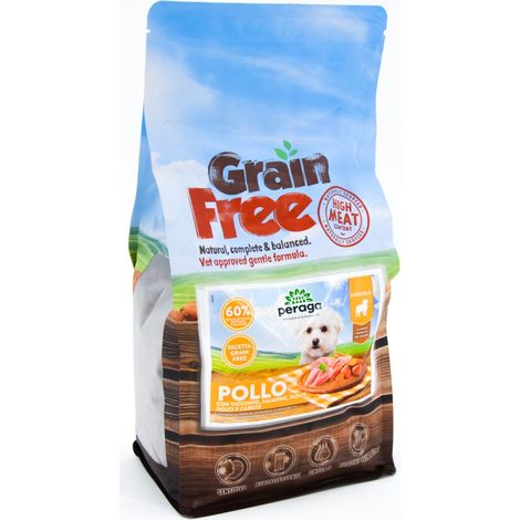 CROCCHETTE PERAGA GRAIN FREE PER CANE CUCCIOLO 2KG POLLO CIBO PER CANI