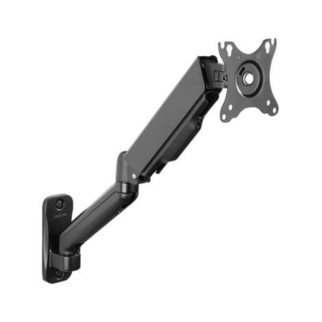 Logilink Supporto a parete Inclinazione, rotazione, orientamento 43-81 cm Portata massima 9 kg Nero (1/5)