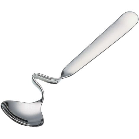 Un ensemble de 6 cuillères à miel en acier inoxydable, de 14,5 cm de diamètre. (1/5)