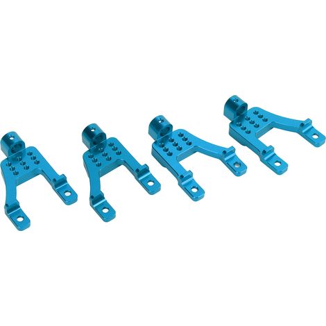 4 amortisseurs métalliques pour voiture RC MN86 pièces de rechange améliorées bleu support d'absorption des chocs (1/5)