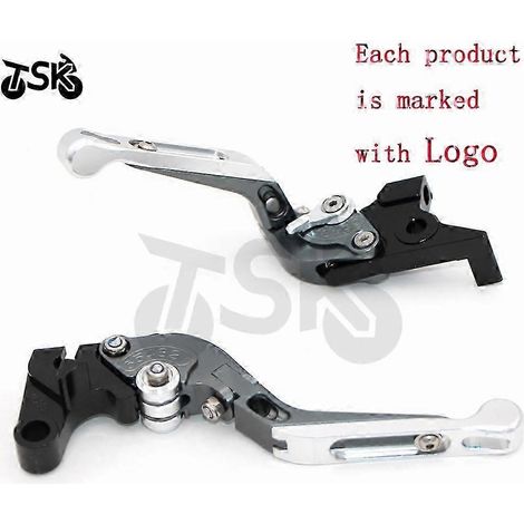 Levier de frein et d'embrayage pliable et extensible CNC avec logo, 20 couleurs, pour Kawasaki Z1000 SX Z1000SX Tourer 2017 (C) (1/5)