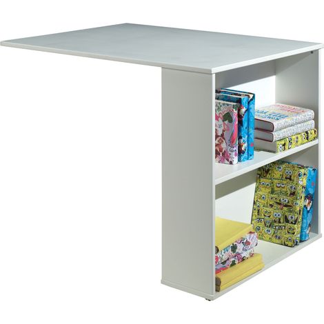 Bureau à rallonge Charlotte - blanc