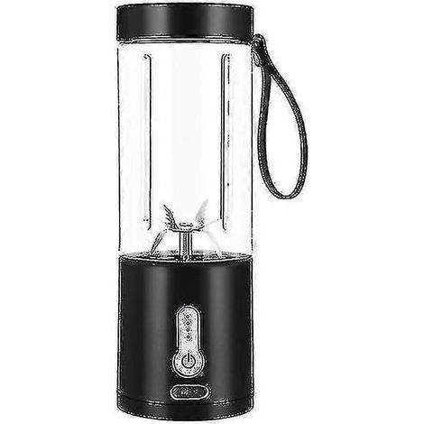 KLVGTIFS PU - Bouteille shaker électrique portable USB de 400 ml pour fruits, smoothies et autres fruits.