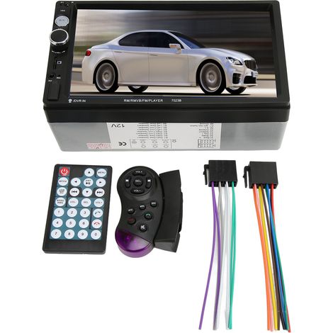 Écran tactile HD 7 pouces autoradio MP5 MP3 avec Bluetooth appel mains libres lecteur multimédia pour voiture accessoires (1/5)