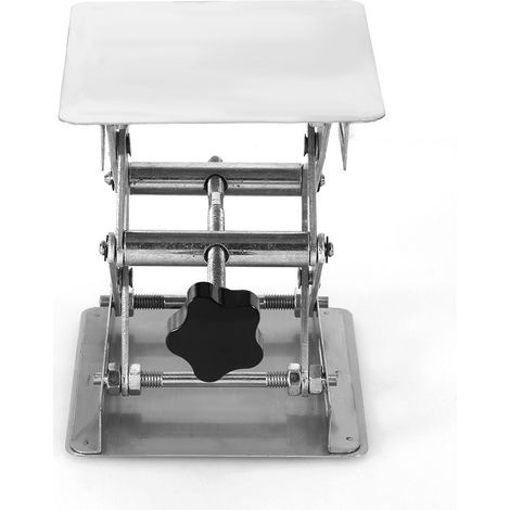 100X100mm Lab Lift Lifting Platforms Stand Rack Scissor Stainless steel