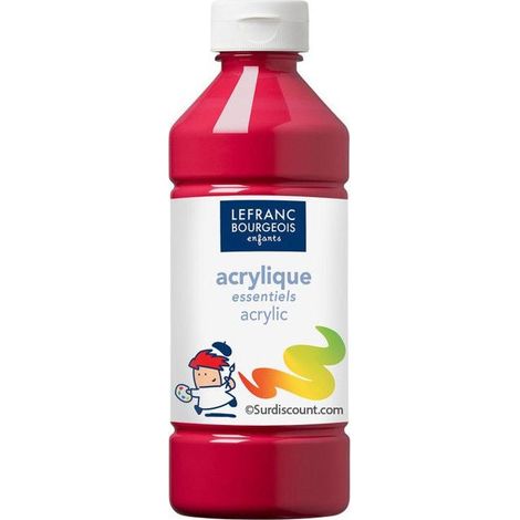 Peinture Acrylique - LEFRANC BOURGEOIS - Magenta - 500 ML - Prête à l'emploi - Qualité professionnelle (1/3)