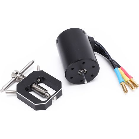 Ensemble moteur brushless étanche 3650 3900KV avec extracteur de pignon pour voiture RC 1/10 et 1/8 (1/5)