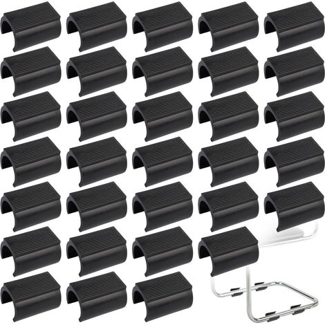 Ensemble de 32 Couvre-Jambes en U pour Chaise 25mm, Antidérapant (1/5)