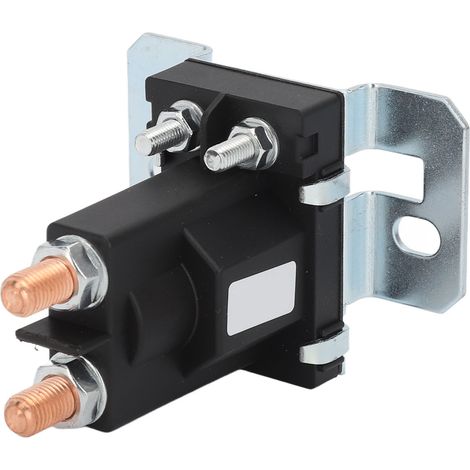 Relais de démarrage 200A 24V, solénoïde ABS avec bornes en laiton, pour tondeuse à gazon et chariot élévateur, type à poste (1/5)