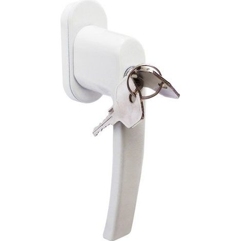 Maniglia per finestra ACBAT Keys, alluminio bianco opaco KINTECH