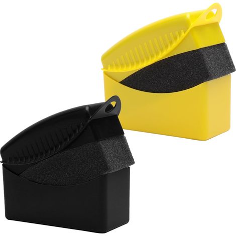 spugne lucidanti per auto, tampone applicatore di cera per pneumatici, tamponi applicatori per pneumatici auto, spazzole, spugne, tampone per la pulizia degli pneumatici dell'auto (1/5)