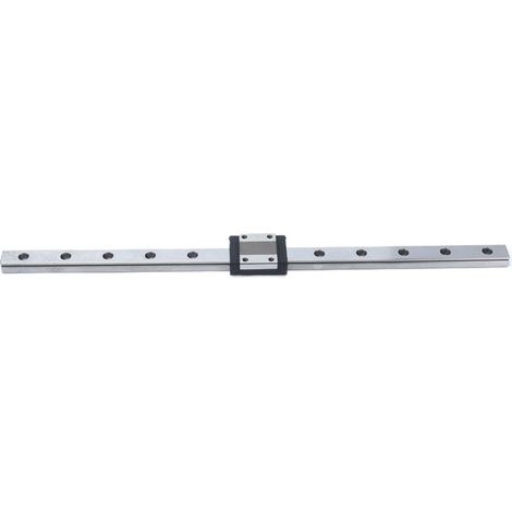 Rail linéaire MGN12 en acier de 300mm pour guidage CNC précis, bloc coulissant haute précision (1/5)