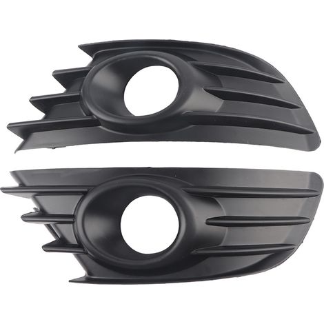 Paire de pare-chocs avant antibrouillard calandre garniture couleur noire convient pour Citroen C4 2004-2008 (1/5)