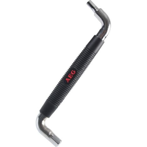 Hexagonal drain wrench - AEG - double hexagon 8-12mm - ergonomic non-slip handle (1/2)