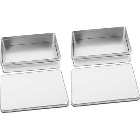 Boîte à Bonbons en Fer Petite pour Sublimation Boîte Métallique Carrée Couvercle à Biscuits Vide DIY pour Présents D’Anniversaire et Mariage de Rangement Robuste en Métal (1/5)