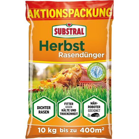 SUBSTRAL® Herbst Rasendünger für bis zu 400 m² - 10 kg (1/5)