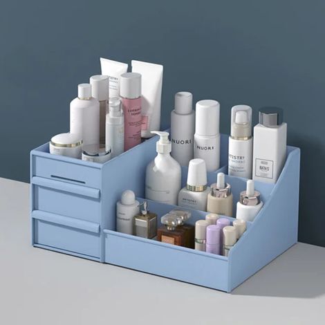 Boîte de Rangement - Maquillage - Acrylique Transparent - 4 Tiroirs - Salle de Bain et Coiffeuse - 4 Pièces (1/5)