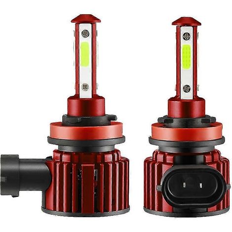 4 Seiten H8 H9 H11 LED Combo Scheinwerfer High/Low Bulb Super Ice Blue 8000k (1/5)