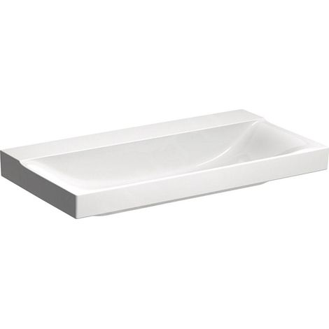 Geberit Xeno 2 lavabo sans trou pour robinet, sans trop-plein, (1/4)