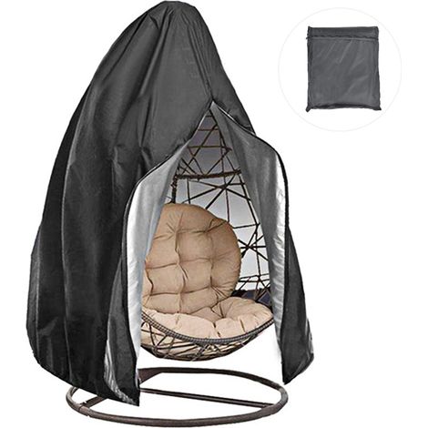 Housse de protection étanche à la poussière et à l'eau pour balançoire d'extérieur avec fermeture éclair pour meubles
