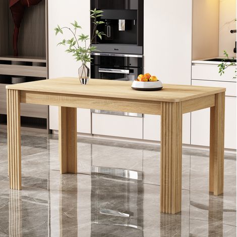 MEUBLIV Tavolo da pranzo 116x65 cm rovere – design moderno, 1 collo (1/5)