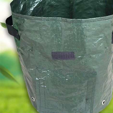 Lot de 6 sacs de culture pour pommes de terre de 7 gallons, pots en tissu PE épais avec poignées, pour la culture de légumes. (1/3)