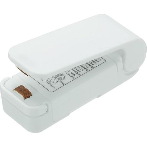 Mini selladora portátil，selladora al vacío portátil para alimentos，mini selladora magnética para bolsas de plástico，para almacenar aperitivos (1/5)