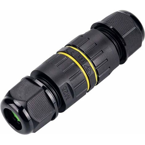 Connecteurs de câbles externes. Boîte de jonction étanche IP68. Boîtier externe pour câble 3 broches φ5–9 mm, modèle EW-M25-3P (5–9 mm). (1/4)