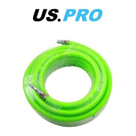 US PRO 8MM x 10M 32ft Air Line Rubber Hose Air Hose Compressor 1/4 BSP 8174 (1/5)