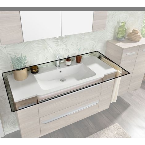 FACKELMANN Luxor Gussmarmorbecken weiß 120 cm