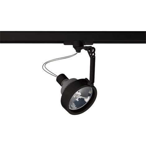Projecteur rail tilt HAITI GU10 15W Noir (1/5)
