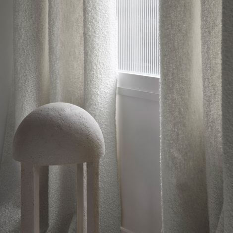 Rideau en Bouclette à l'aspect laineux LEONARD (1/4)