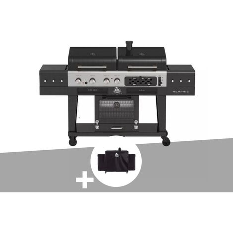 Barbecue hybride Memphis Ultimate version 2,0 + Housse de protection - Pit Boss