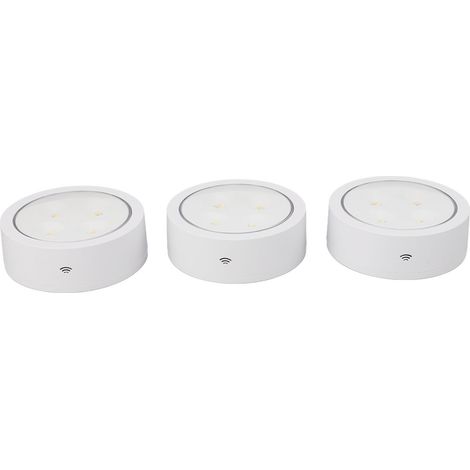 3er-Set LED-Lampen mit Fernbedienung, ABS, Wohndekoration, Küchenschrankbeleuchtung (1/5)