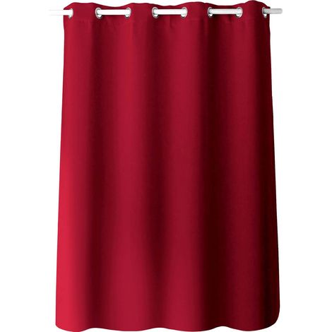 Rideau occultant OBSKUR 140 x 180 cm coloris ROUGE