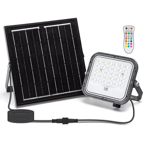 Proyector exterior aigostar b1020133m 50W solar IP66 (1/3)