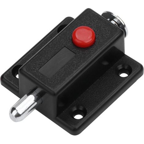 4 pièces loquets en plastique portes et fenêtres d'armoires loquets à ressort automatiques accessoires de quincaillerie de meubles loquets à ressort en plastique (1/5)
